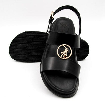 Polo Womens Moulded Unit Trim Sandal Black | Polo