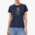 Polo Womens Polly Printed Tee Navy | Polo
