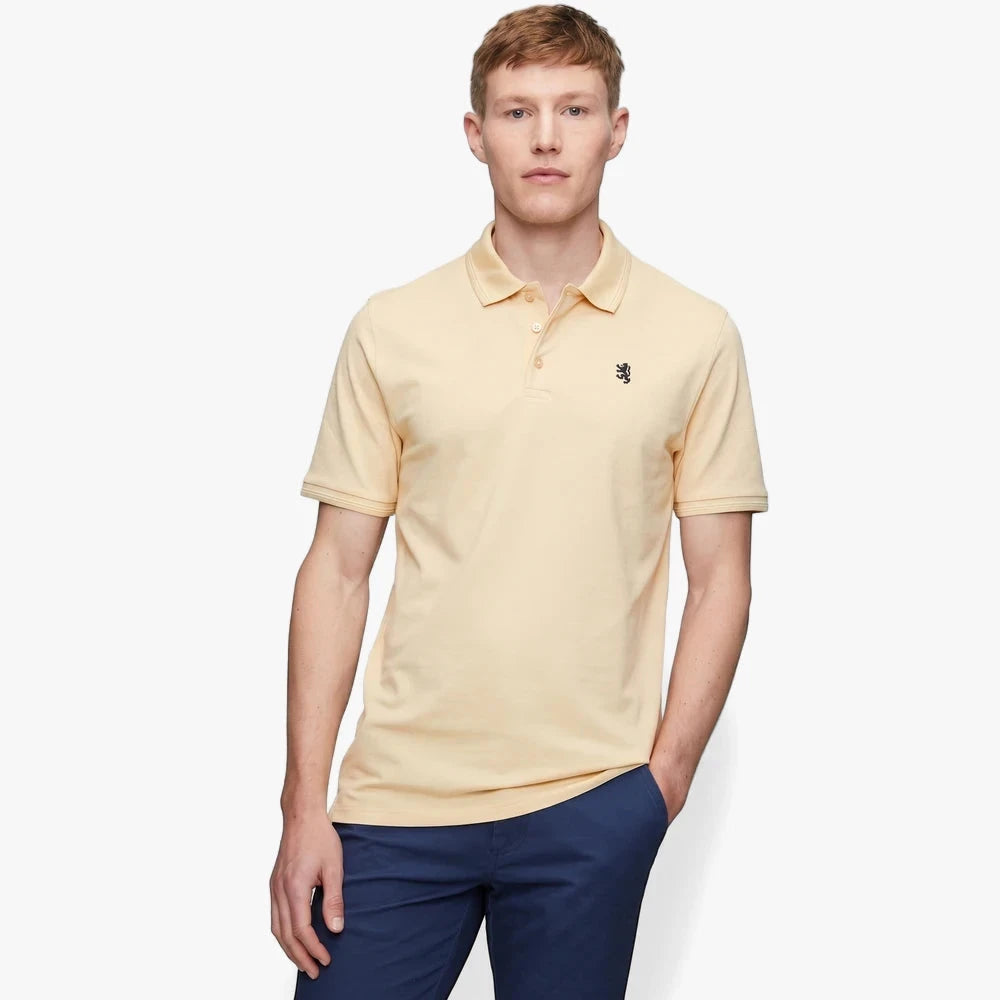 Pringle Mens Adam Pique Golfer Biscuit | Pringle