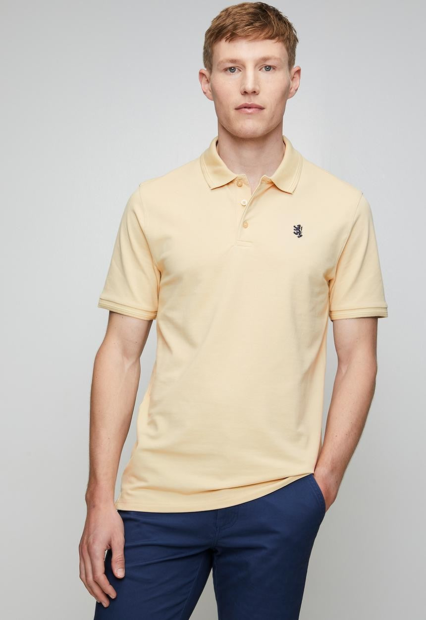 Pringle Mens Adam Pique Golfer Biscuit