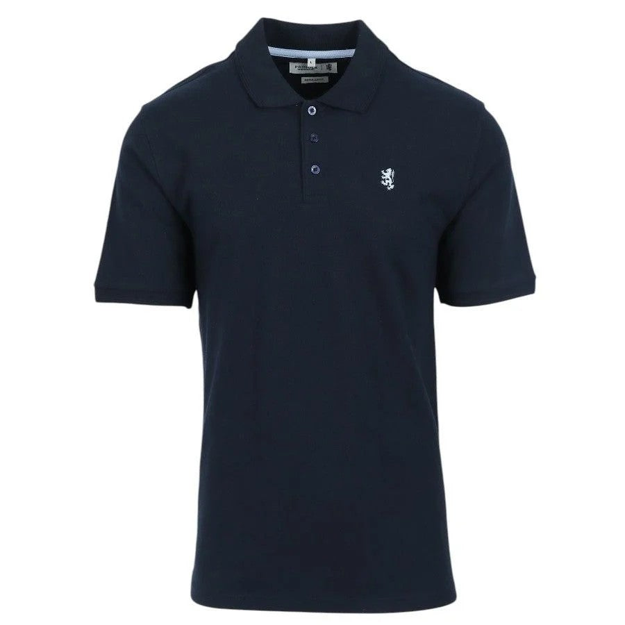 Pringle Mens Adam Pique Golfer Navy