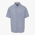 Pringle Mens Barry Classic Short Sleeve Shirt Mid Blue | Pringle