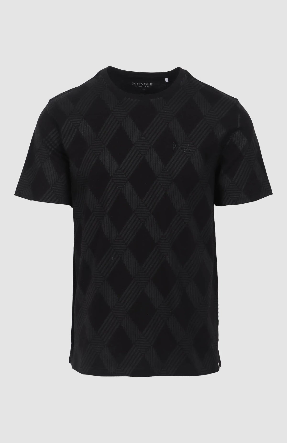 Pringle Mens Daniel Printed Tee Black