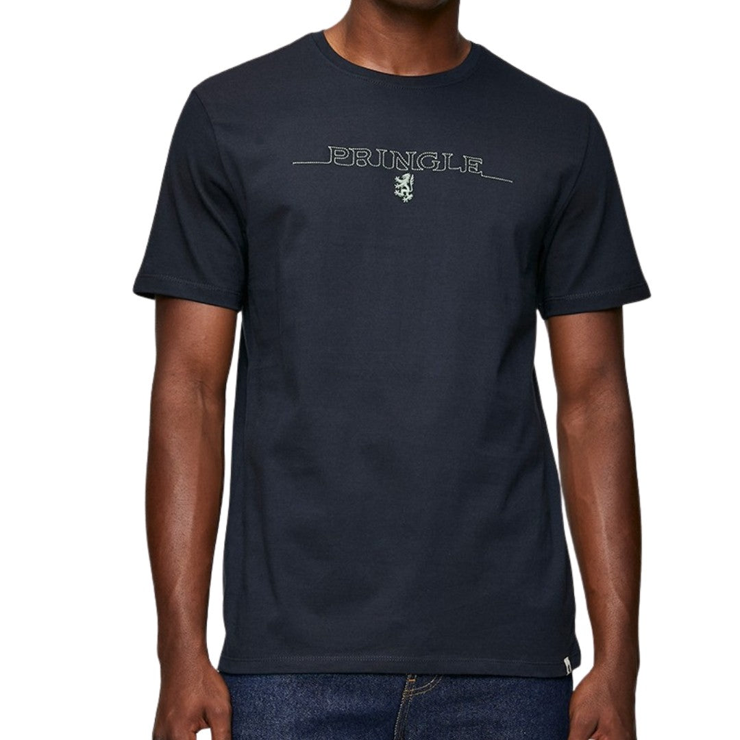 Pringle Mens Gerald Embroid Tee Navy
