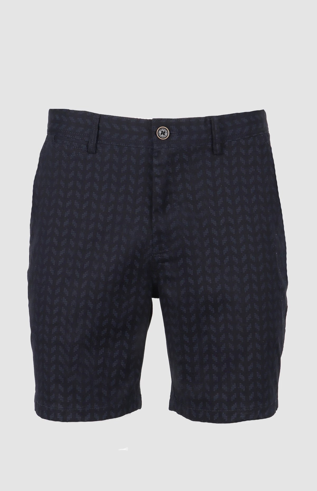 Pringle Mens Henry Printed Chino Shorts Navy