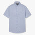 Pringle Mens Jason Check Classic Short Sleeve Shirt Blue | Pringle