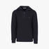 Pringle Mens Kyle 1/4 Zip Ribbed Knit Sweater Navy | Pringle