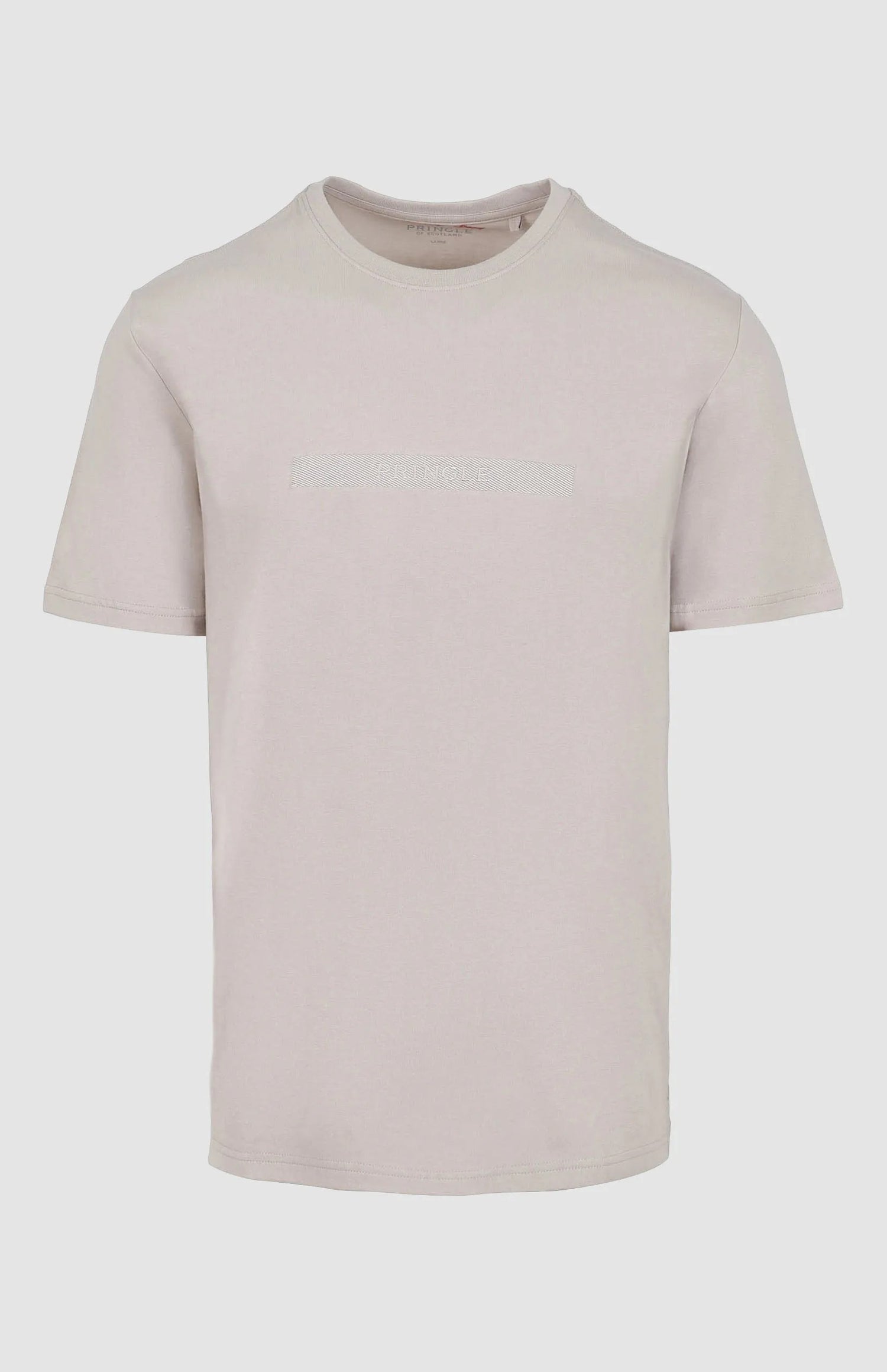 Pringle Mens Liam Short Sleeve Tee Stone