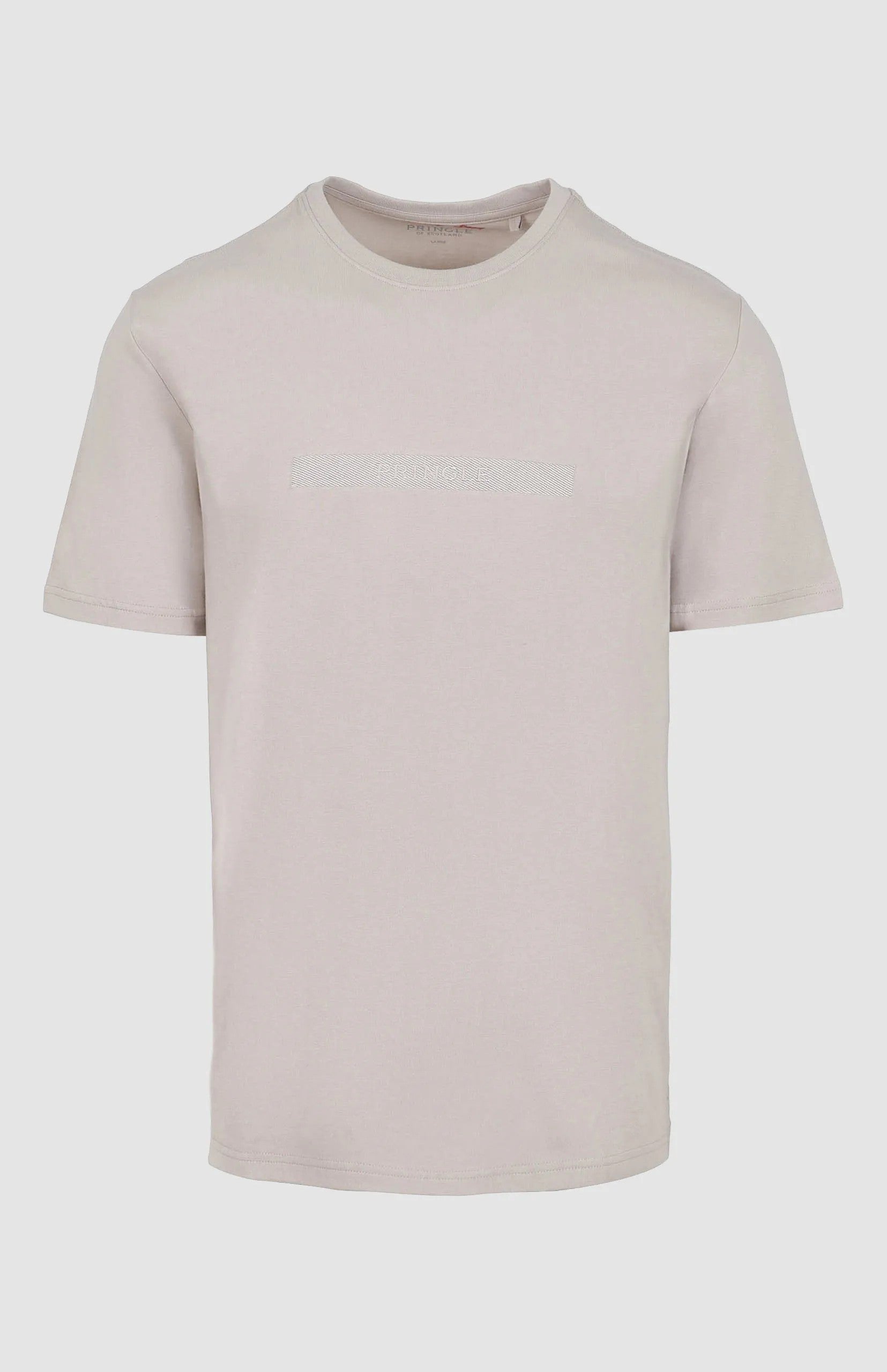 Pringle Mens Liam Short Sleeve Tee Stone