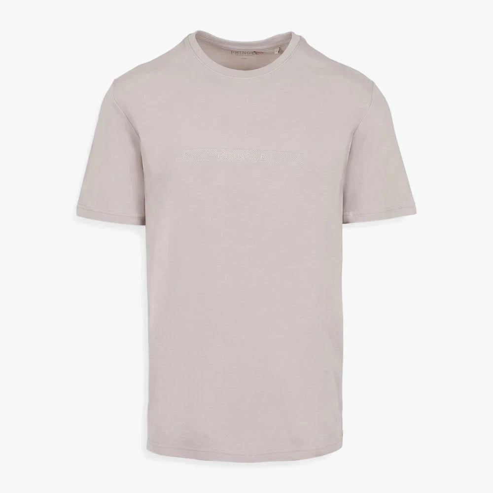 Pringle Mens Liam Short Sleeve Tee Stone | Pringle