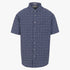 Pringle Mens Lucas Oxford Classic Short Sleeve Shirt Blue | Pringle