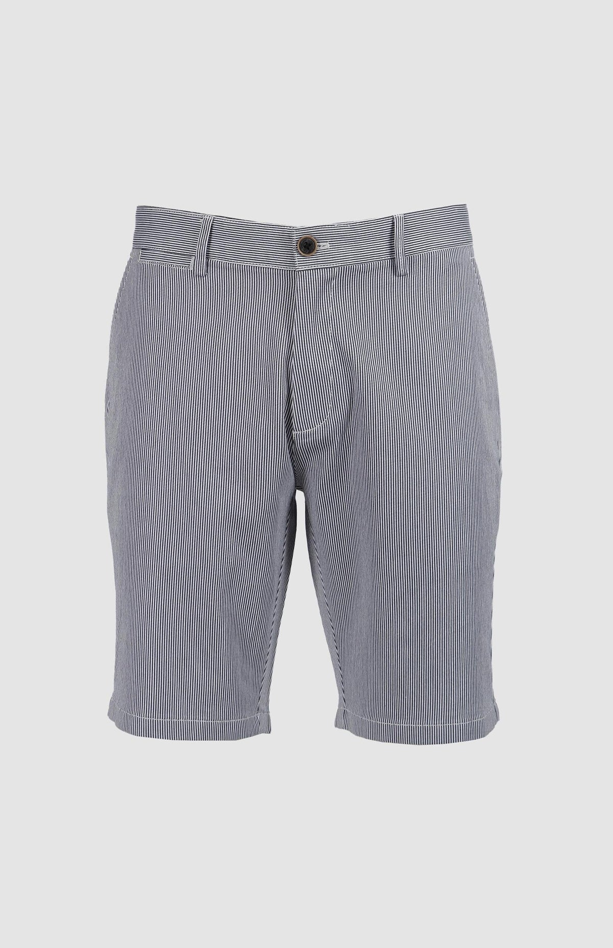Pringle Mens Mike Striped Shorts Blue | Pringle