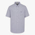 Pringle Mens Noah Textured Classic Short Sleeve Shirt Blue | Pringle