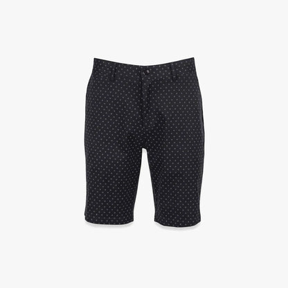 Pringle Mens Peter Printed Shorts in navy with a subtle pattern, presented front-facing on an isolated background.