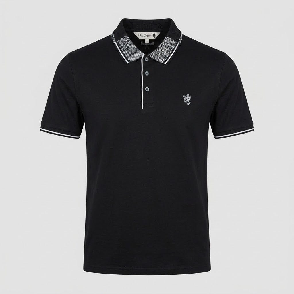 Pringle Mens Raymond Golfer Black | Pringle