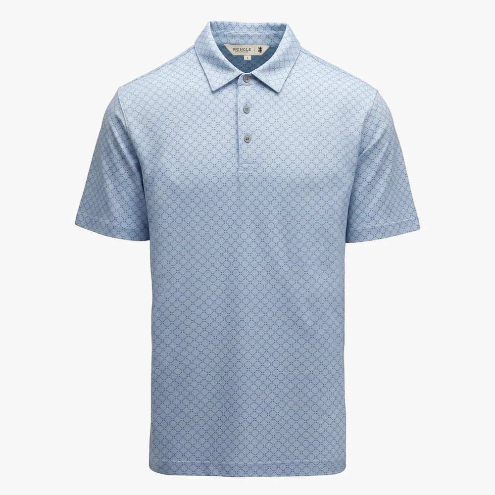Pringle Mens Tom Performance Golfer Light Blue | Pringle
