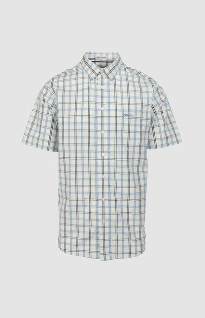 Pringle Mens Duke Classic Short Sleeve Shirt Mint | Pringle