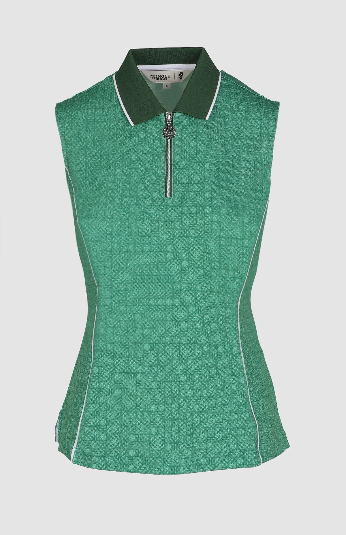 Pringle Womens Emma Sleeveless Golfer Green