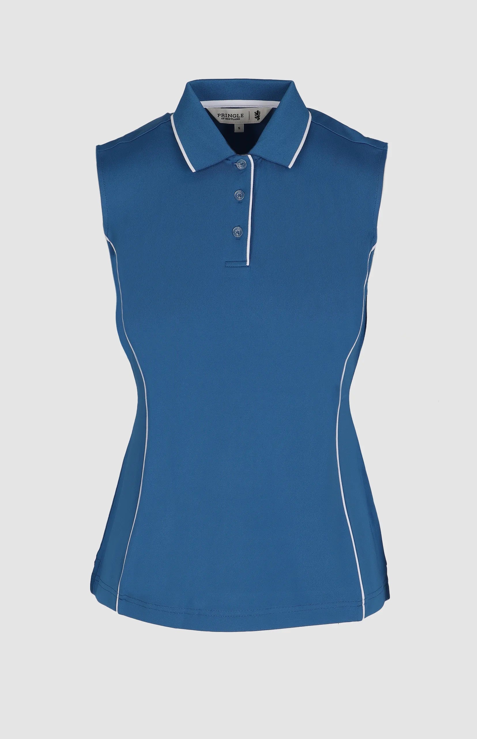 Pringle Womens Piper Sleeveless Golfer Blue