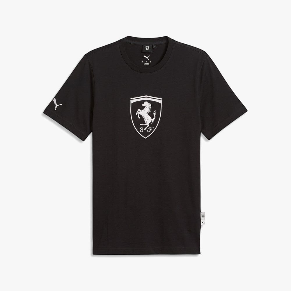 Puma Kids Ferrari Tonal Big Shield Tee Black | Puma