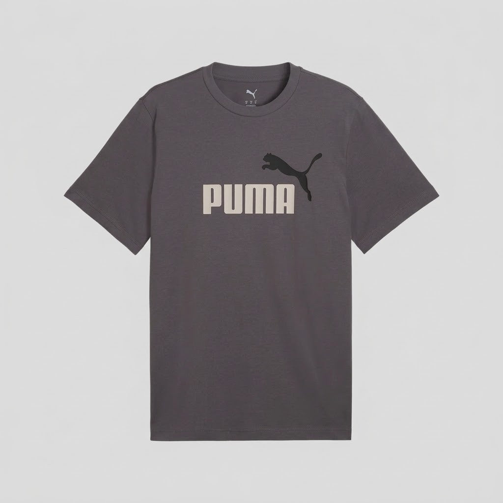 Puma Mens Ess 2 Color No 1 Logo Moody Gray