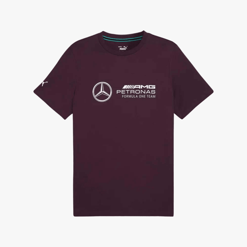 Puma Mens Mapf1 Ess Logo Short Sleeve Tee Midnight Plum | Puma