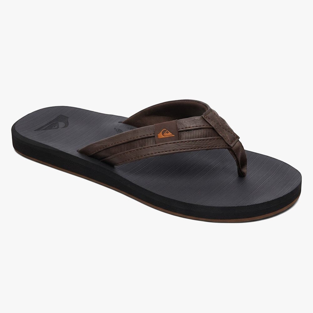 Quiksilver Mens Carver Squish Sandal Black Brown | Quiksilver