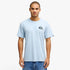 Quiksilver Mens Corp Logo Mini Short Sleeve Tee Blue Fog | Quiksilver