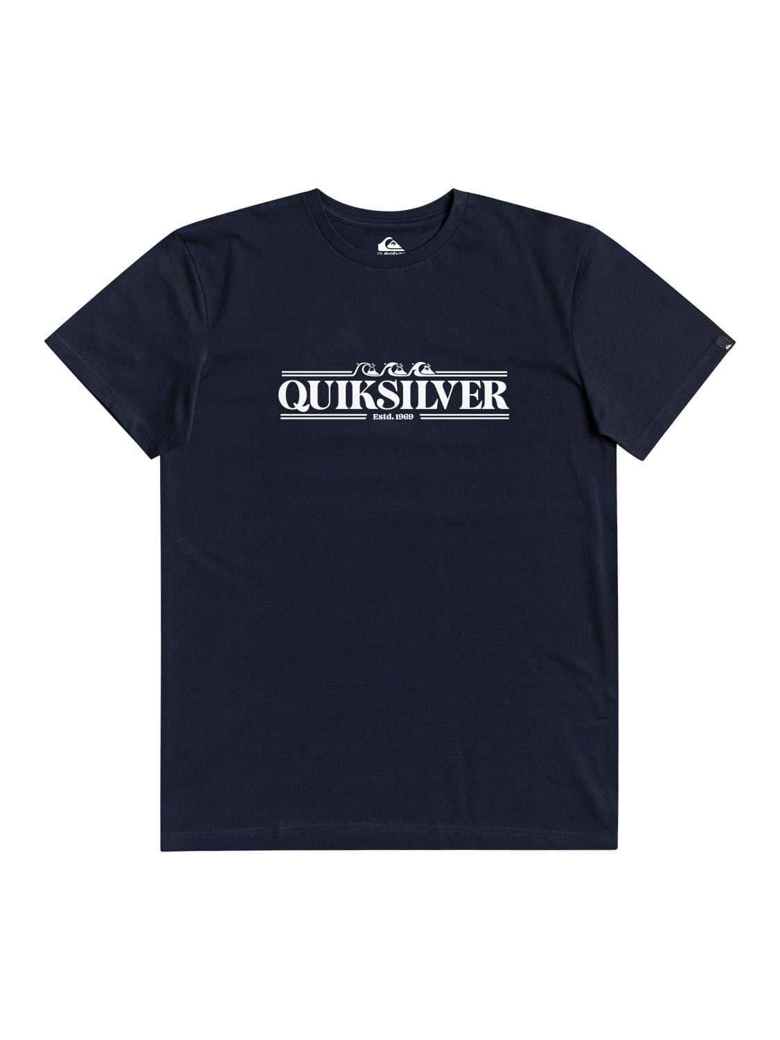 Quiksilver Mens Gradient Line Short Sleeve Tee Navy Blazer | Quiksilver