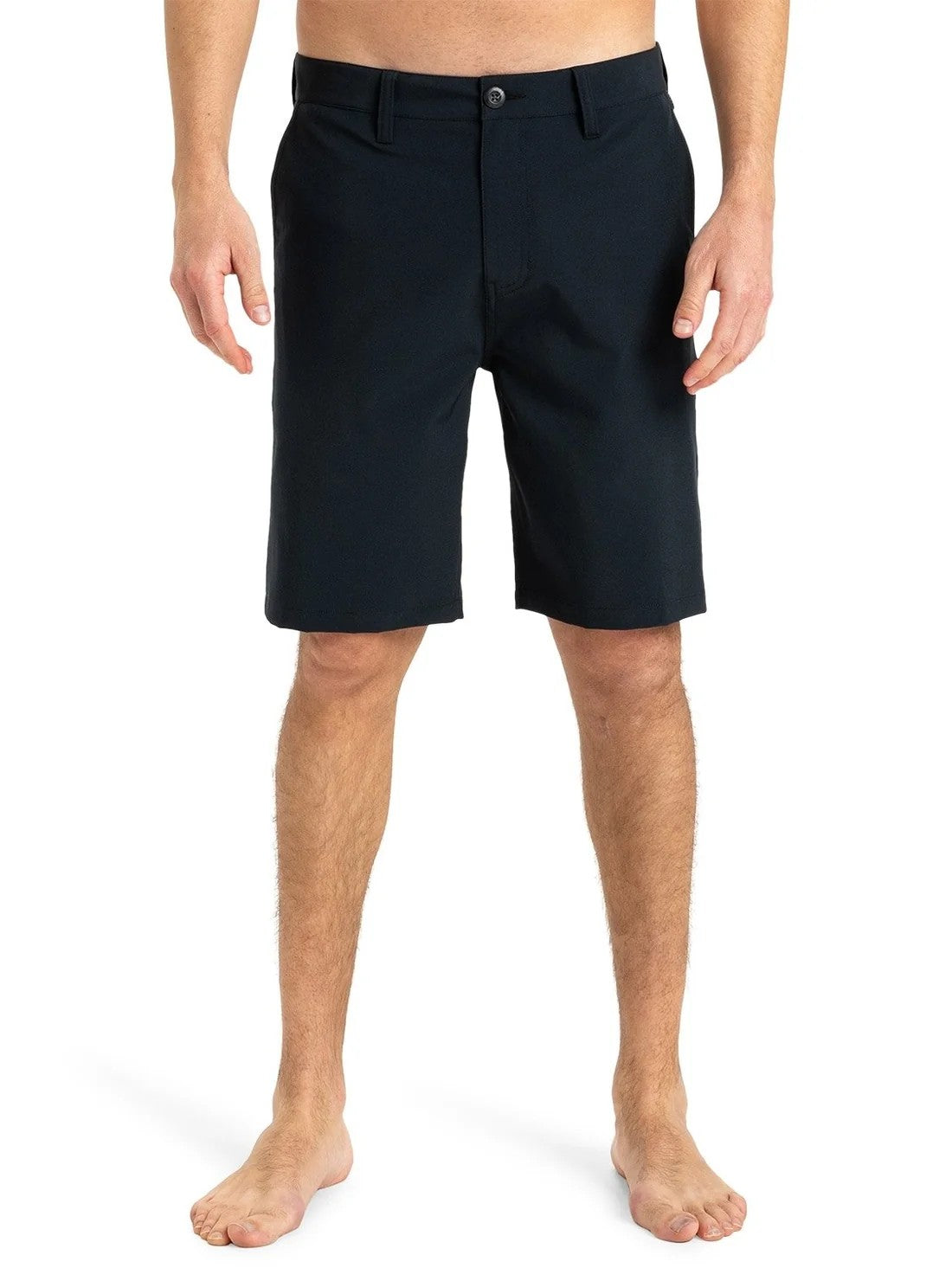 Quiksilver Mens Union Amphibian 20" Hybrid Shorts Black