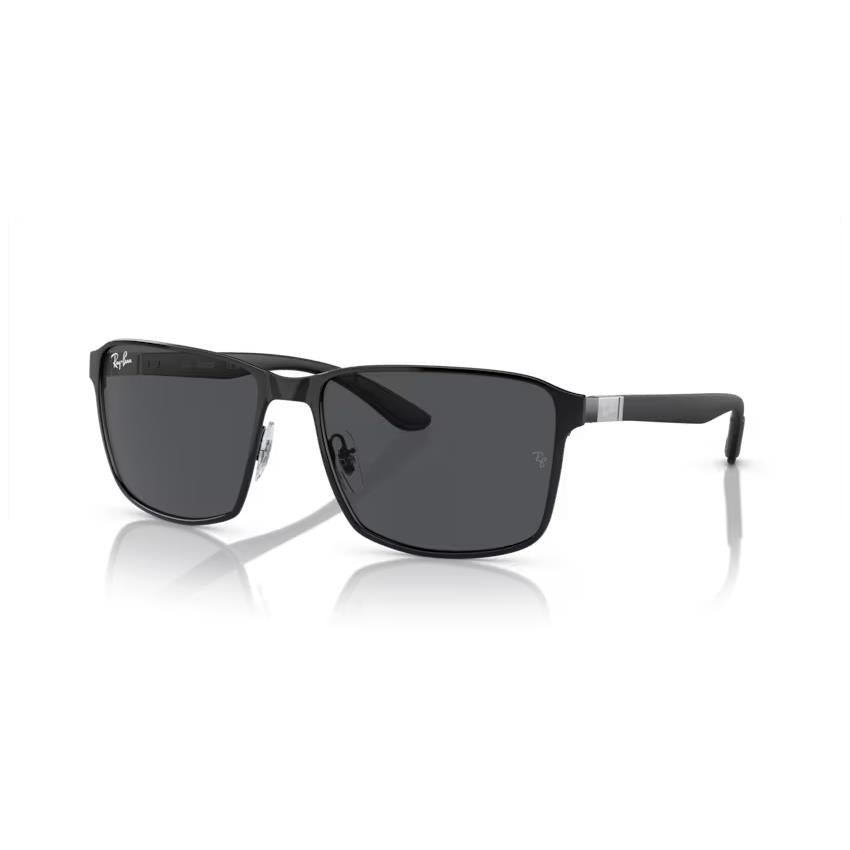 Rayban Black Frame Sunglass Dark Grey Lens