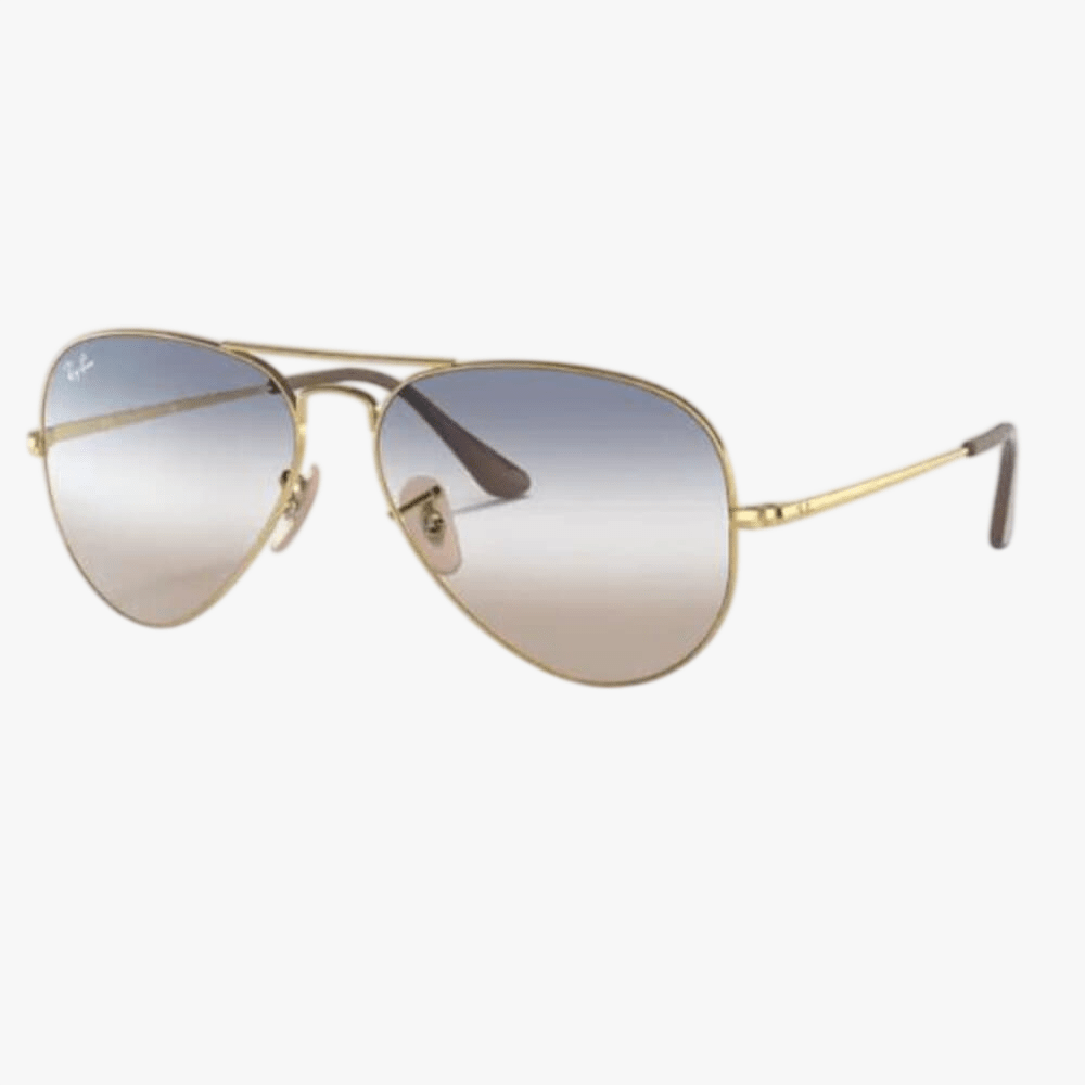 Rayban Sunglass Aviator Metal Ii Gold Blue/Brown Gradient Lens | Rayban