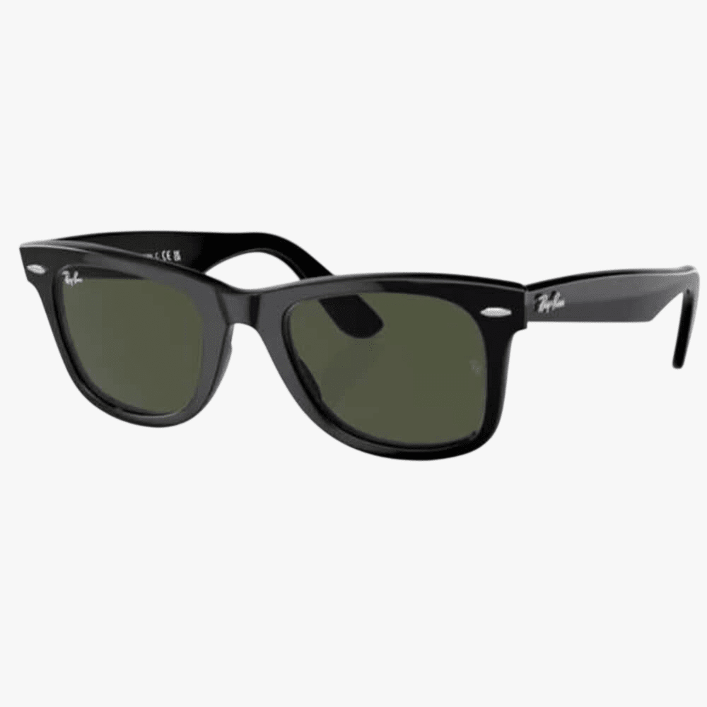 Rayban Wayfarer Nylon Sunglass Black Gradient Lens Green | Rayban