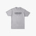 Rvca Boys Sprints short sleeve tee in athletic heather grey, featuring a striped RVCA logo and &