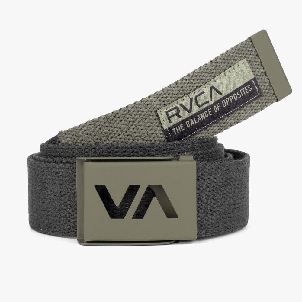 Rvca Grafted Web Belt Midnight Green | Rvca