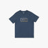 Rvca Mens Bonded Red Stitch Short Sleeve Tee Duck Blue Mel | Rvca