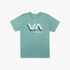 Rvca Mens Seperation Short Sleeve Tee Bermuda Blue | Rvca