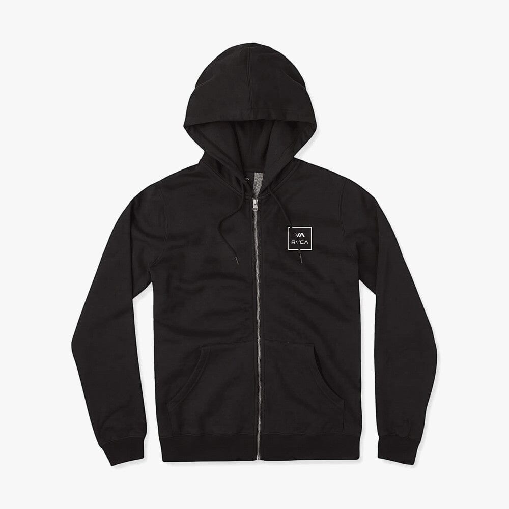 Rvca Mens Va All The Ways Zip Hoodie Black | Rvca