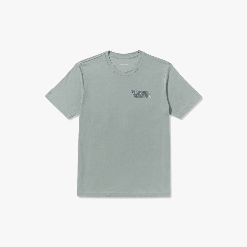 Rvca Mens Va Blur Fill Short Sleeve Tee Lead | Rvca