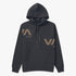 Rvca Mens Va Divided Hoody Pirate Black | Rvca