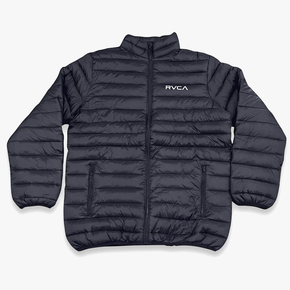 Rvca Va Full Zip Puffer Jacket Black | Rvca