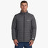 Rvca Va Full Zip Puffer Jacket Dark Grey | Rvca