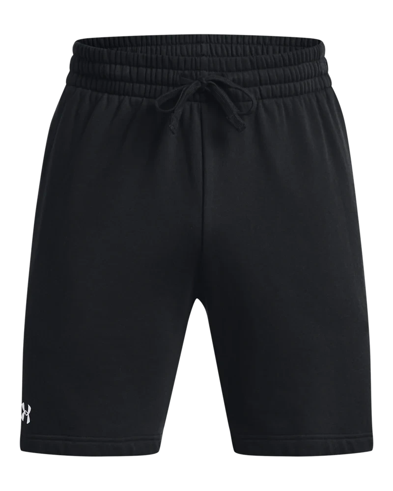 Under Armour Mens Rival Fleece Shorts Black | Under Armour