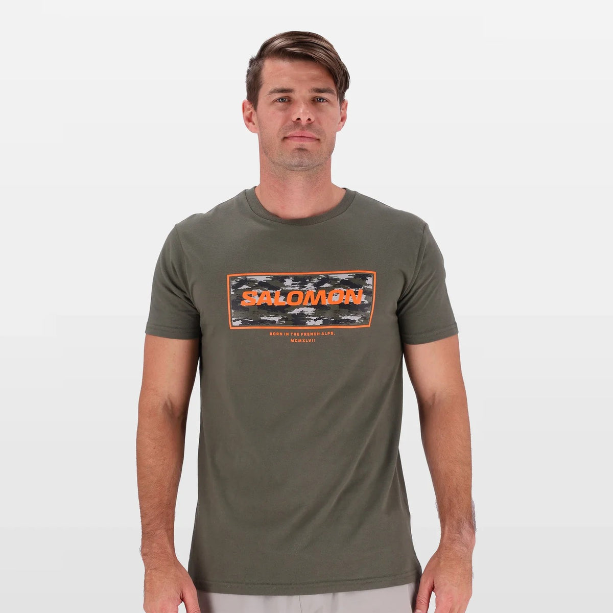 Salomon Mens Force Tee Olive