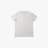 Salomon Mens Small Core Logo Short Sleeve Tee in white, featuring a crew neck and short sleeves.