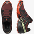 Salomon Mens Speedcross 6 Trail Rum Raisin Cherry Tom Cognac | Salomon
