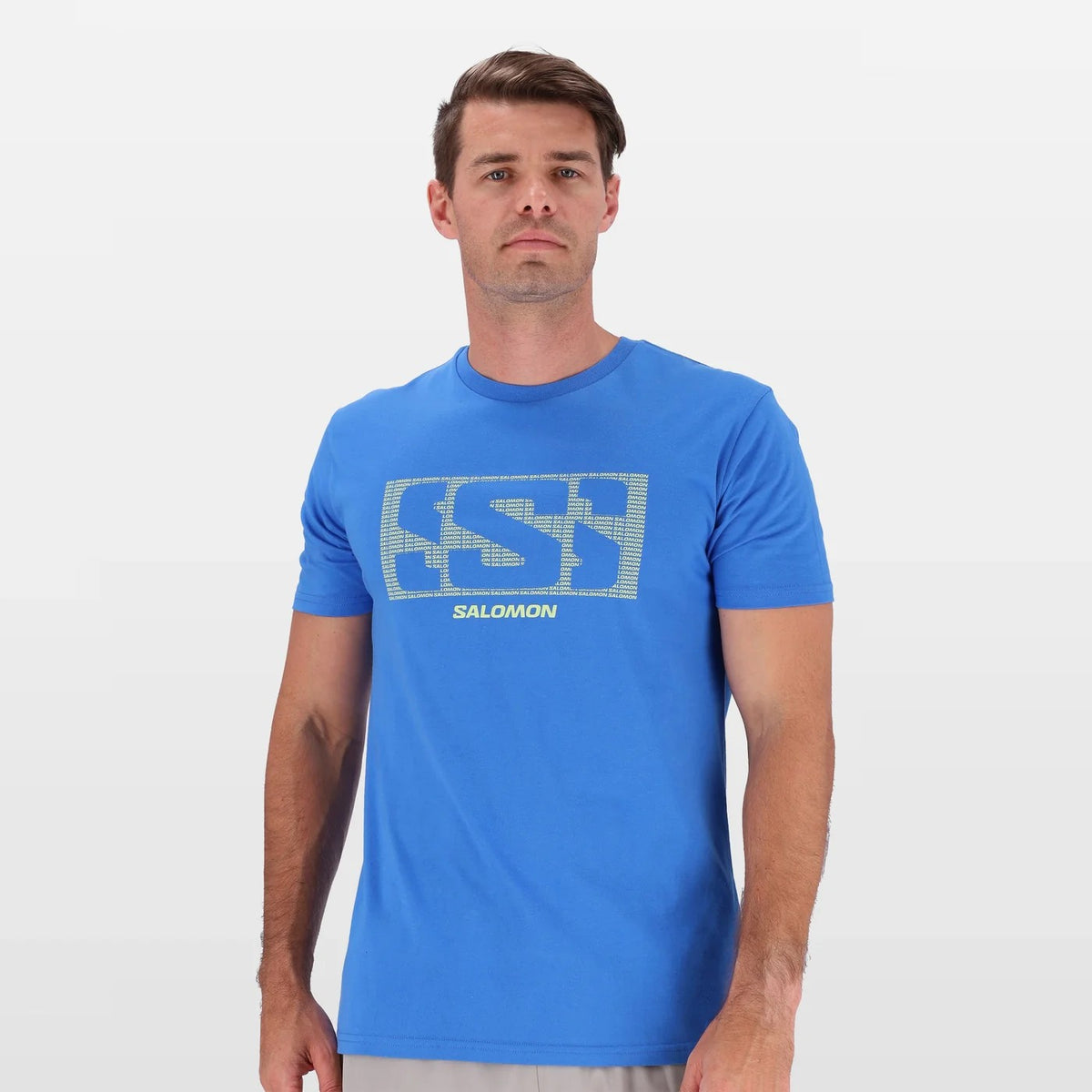 Salomon Mens Triple Tee Glowing Blue