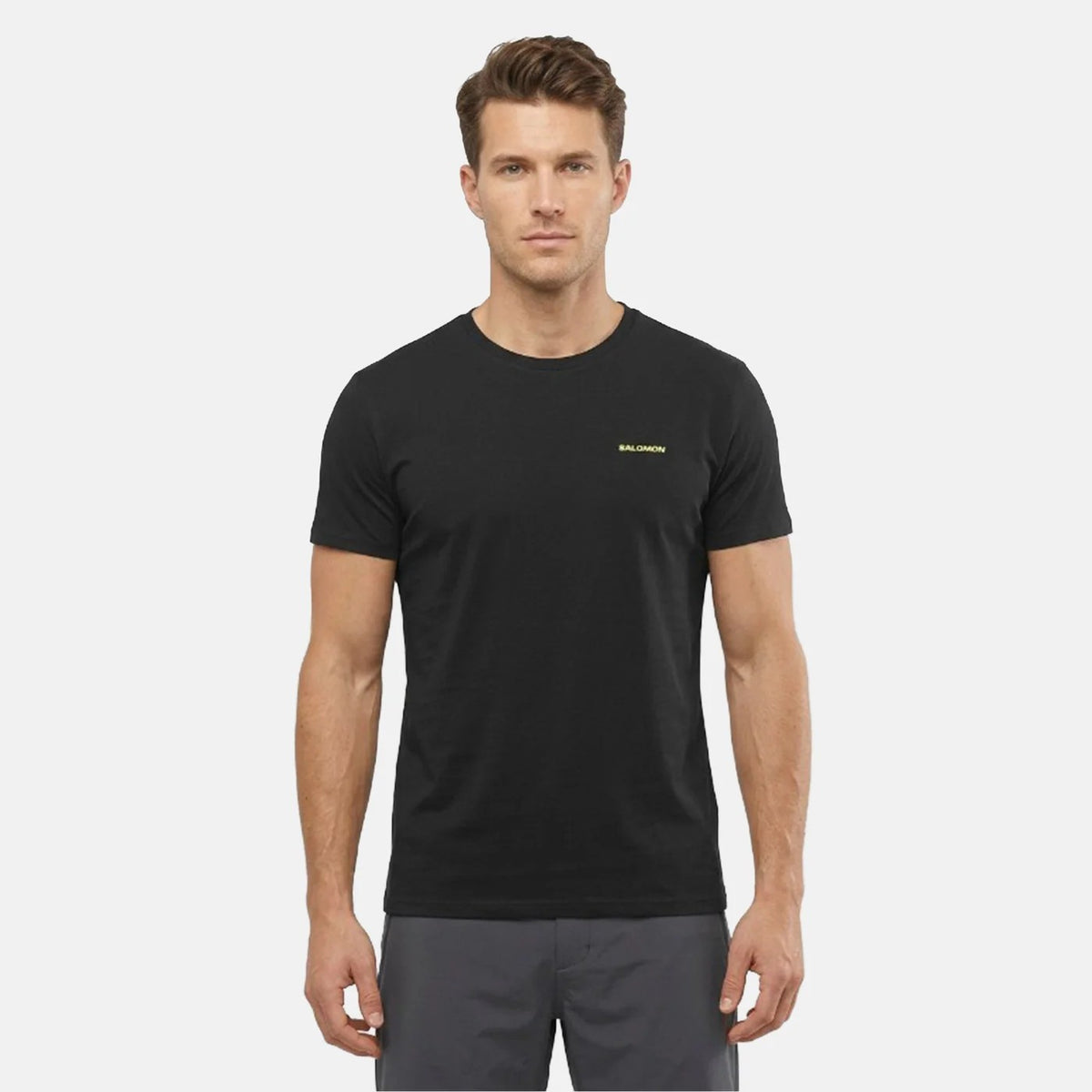 Salomon Mens Vertical Tee Black