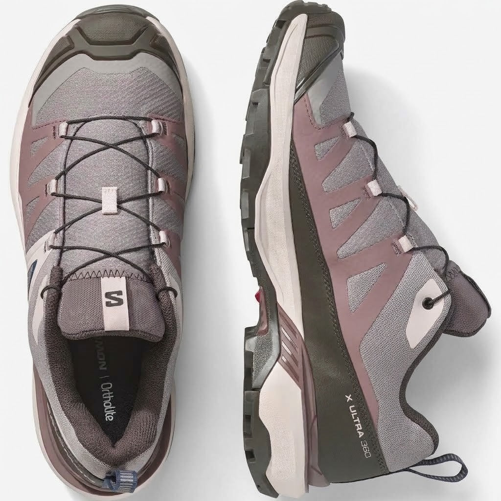 Salomon Mens X Ultra 360 Hking Shoe Cloudburst Silver Cloud Spellbound