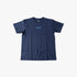 Salomon Womens Cire Logo Short Sleeve Tee in navy blue with a small light blue logo on the chest for a clean, casual